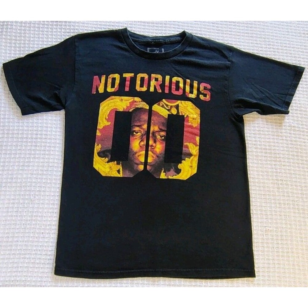 Brooklyn Mint Biggie Smalls Notorious BIG T-Shirt M Black Nororious Streetwear